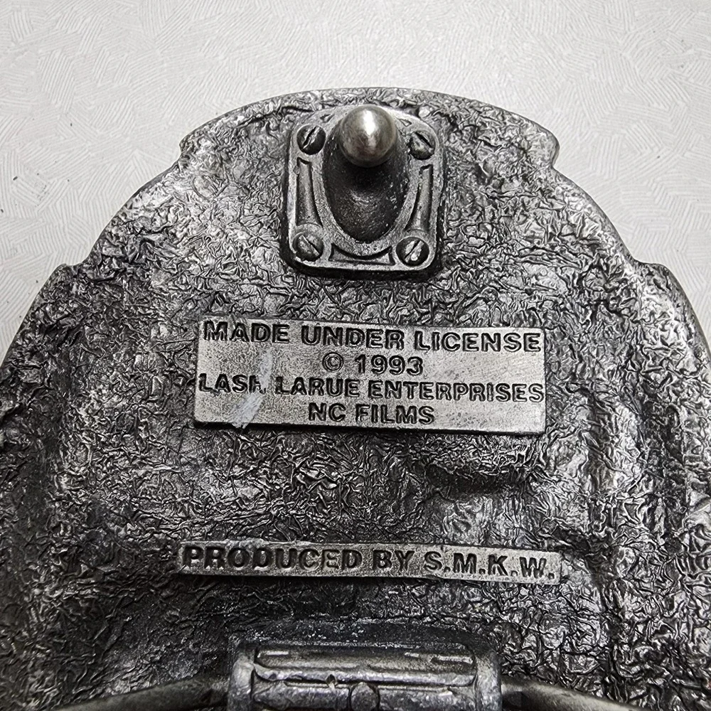 Lash LaRue Belt Buckle Limited Edition 1993 King Of Bullwhip Western Movie Star